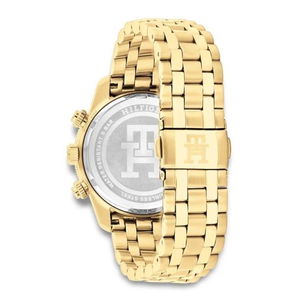 RELOJ ACERO CHAPADO TOMMY CRONO BLUE