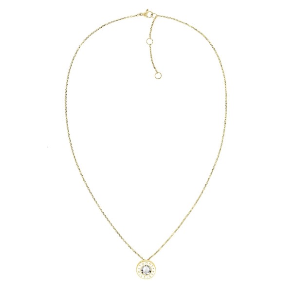 COLLAR ACERO SEÑORA DORADO TOMMY ESMALTE