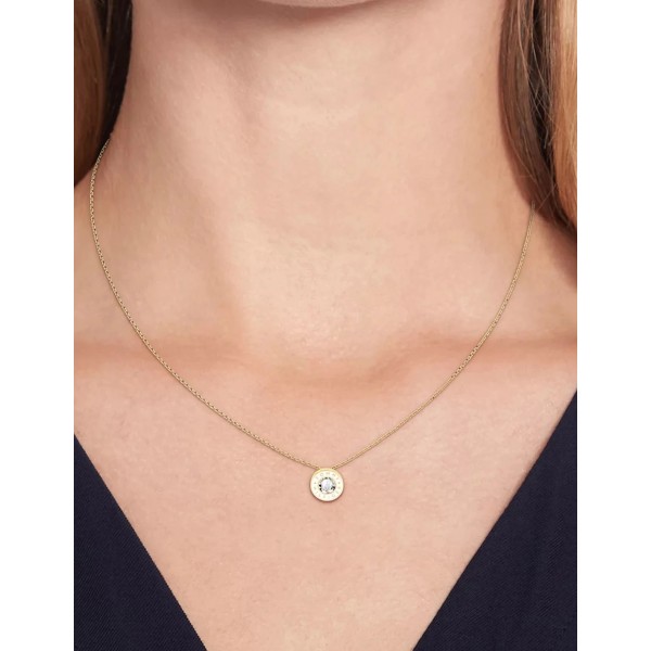 COLLAR ACERO SEÑORA DORADO TOMMY ESMALTE