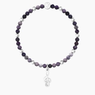 PULSERA KIDULT AGATA MORADA...