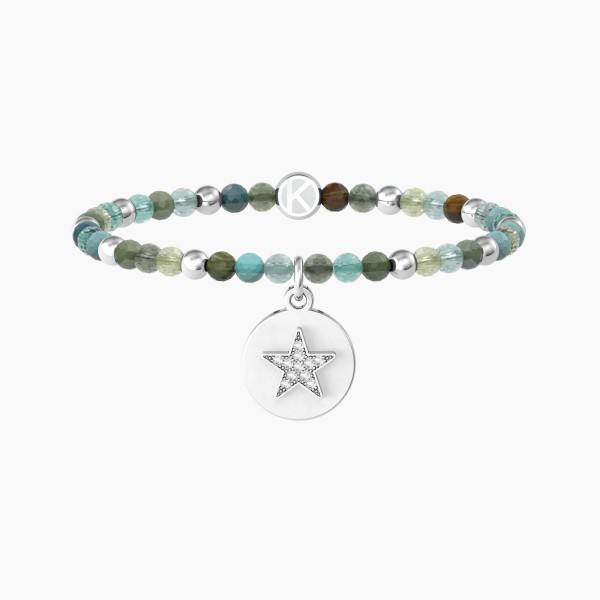 PULSERA KIDULT AGATA MULTICOLOR ESTRELLA