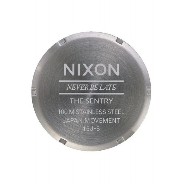 RELOJ NIXON SENTRY PIEL