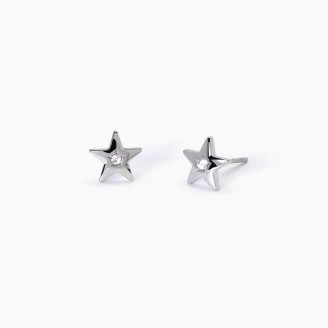 PENDIENTES ACERO ESTRELLAS...