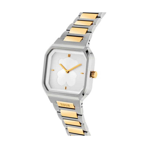 RELOJ TOUS D-BEAR ANALOGICO BICOLOR