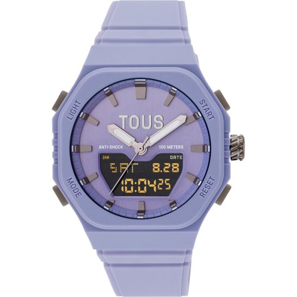 RELOJ TOUS BET ANALOGICO/DIGITAL LILA