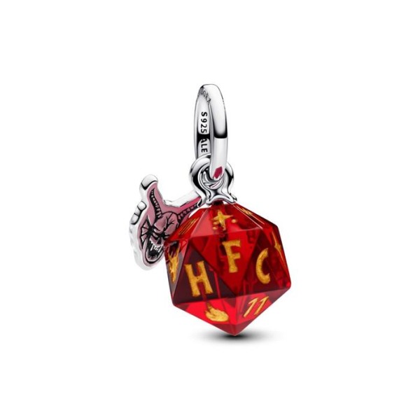 CHARM PANDORA STRANGER THINGS MURANO RED