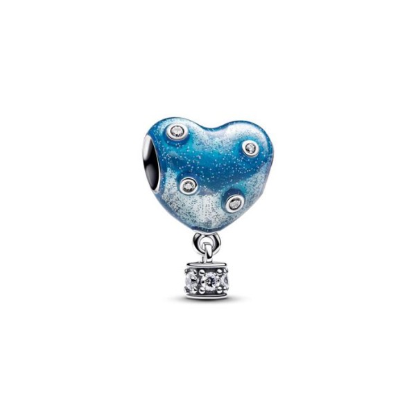 Charm Pandora Globo Aerostático Corazón Azul 793595C01