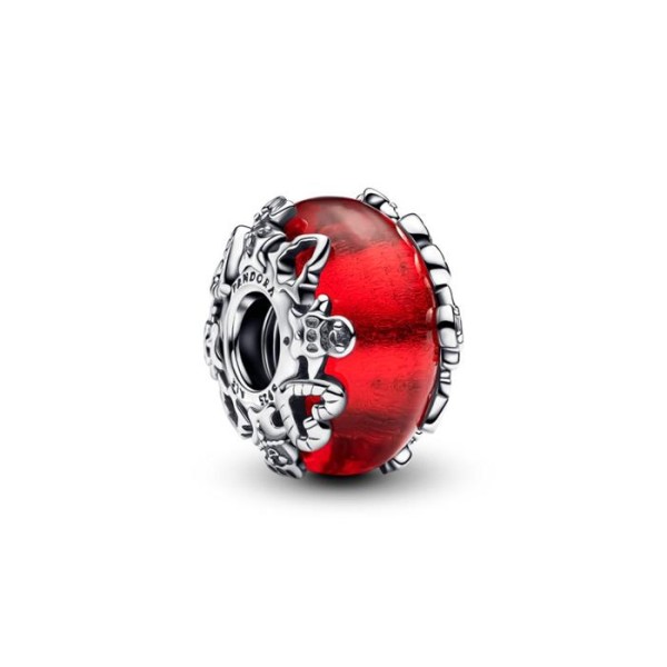 CHARM PANDORA MURANO ROJO NAVIDAD