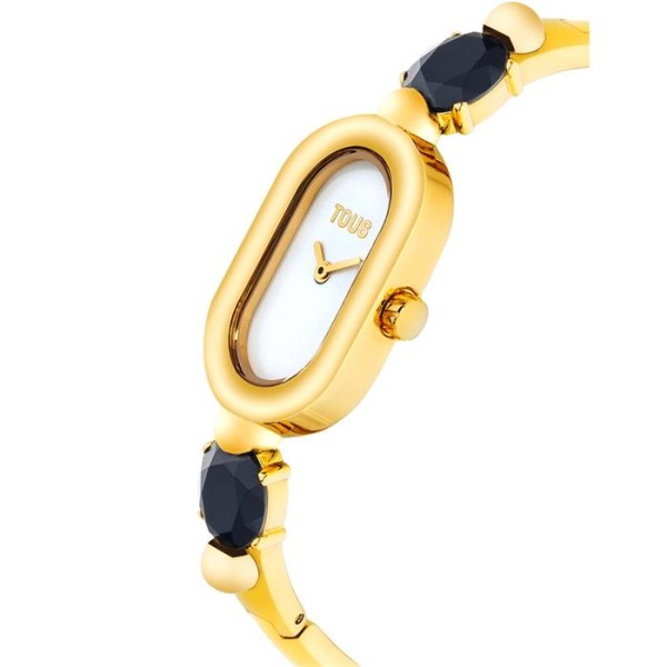 RELOJ TOUS  BRAZALETE ONIX CHAPADO