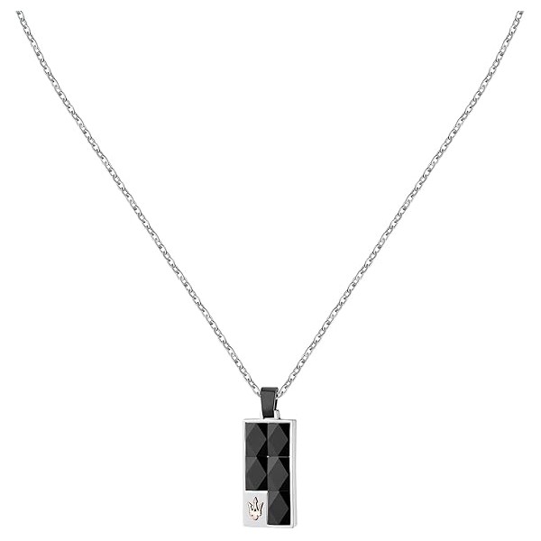 COLLAR ACERO CABALLERO MASERATI BLACK