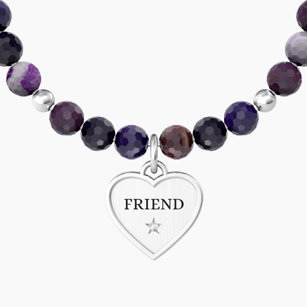 PULSERA KIDULT AGATA CORAZON FRIEND