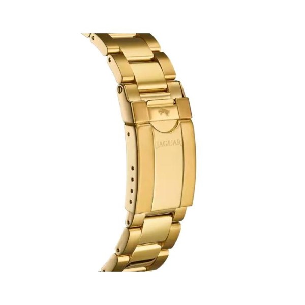 RELOJ JAGUAR CHAPADO ESFERA NEGRA CHRON