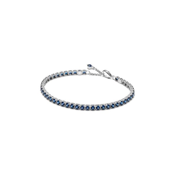 PULSERA PANDORA TENIS AZUL BRILLANTE