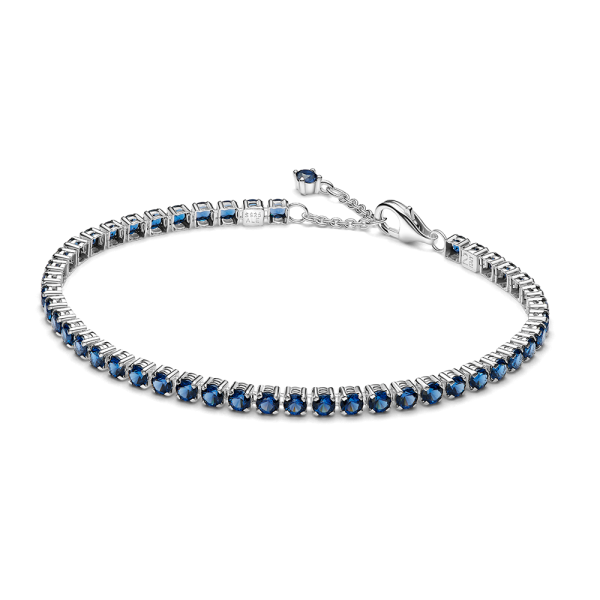 PULSERA PANDORA TENIS AZUL BRILLANTE