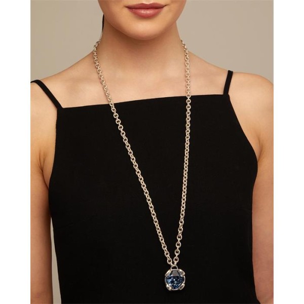 COLLAR UNODE50 CHARISMA CIRCONITA AZUL