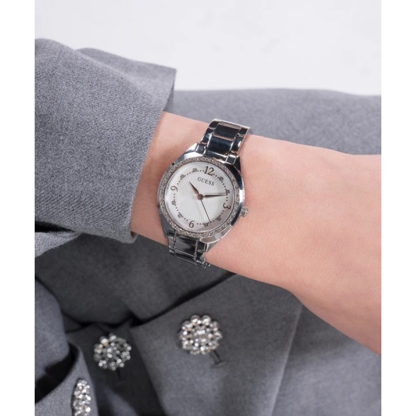 RELOJ GUESS CHARLOTTE SILVER