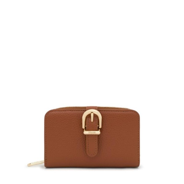 BILLETERA M. TOUS BUCKLES CAMEL