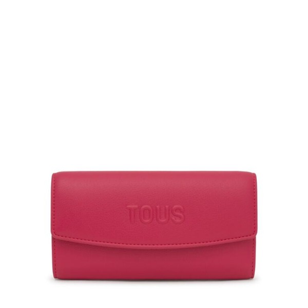 BILLETERA L. POCKET TOUS BLOOM FUCSIA