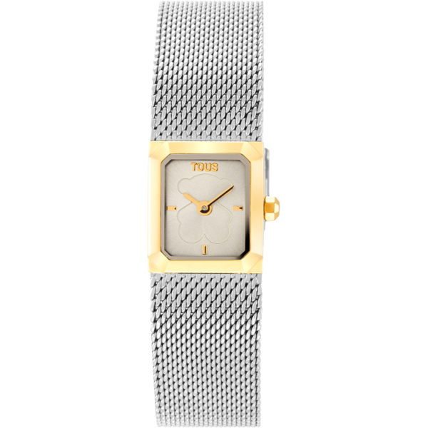 Reloj Tous Minimesh bicolor acero/gold