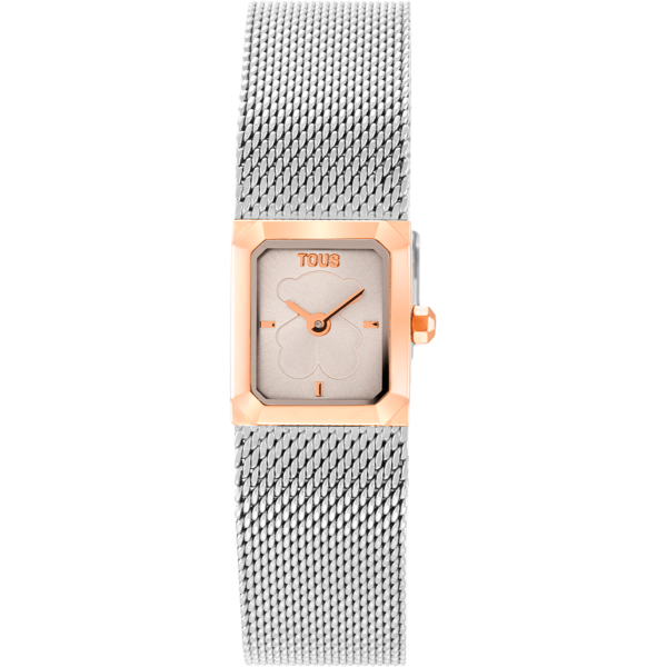 Reloj Tous Minimesh bicolor acero/ rose