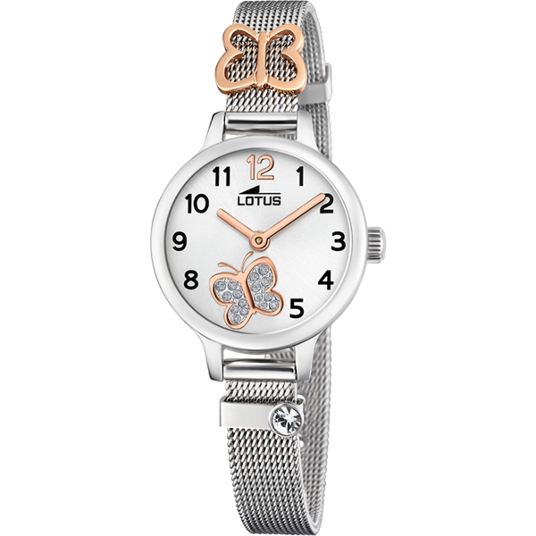 RELOJ INFANTIL LOTUS JUNIOR CON ESFERA PLATEADA 18659/2