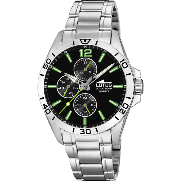 RELOJ DE HOMBRE LOTUS MULTIFUNCTION CON ESFERA NEGRA