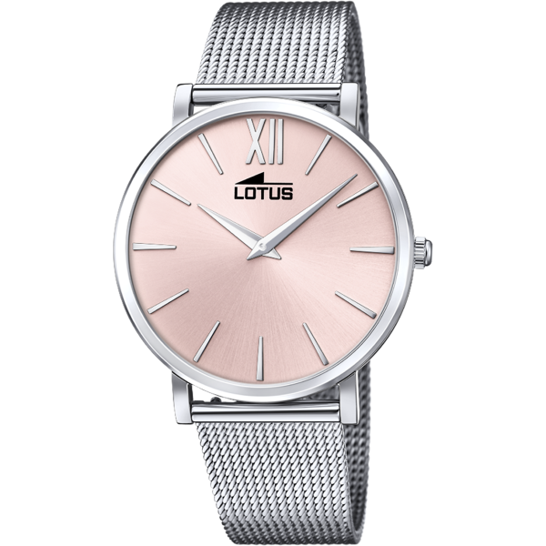 RELOJ DE MUJER LOTUS MINIMALIST CON ESFERA ROSA
