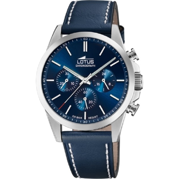 RELOJ LOTUS CAB ACE CRONO CORREA ESF AZUl