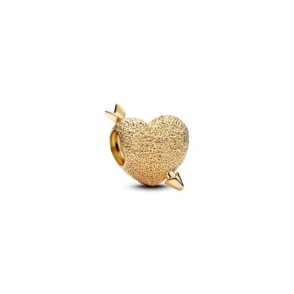 Charm Pandora Corazón Cupido Baño Oro