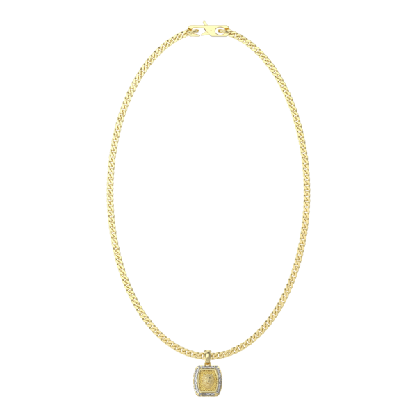 Collar Guess Hombre Lion King Acero