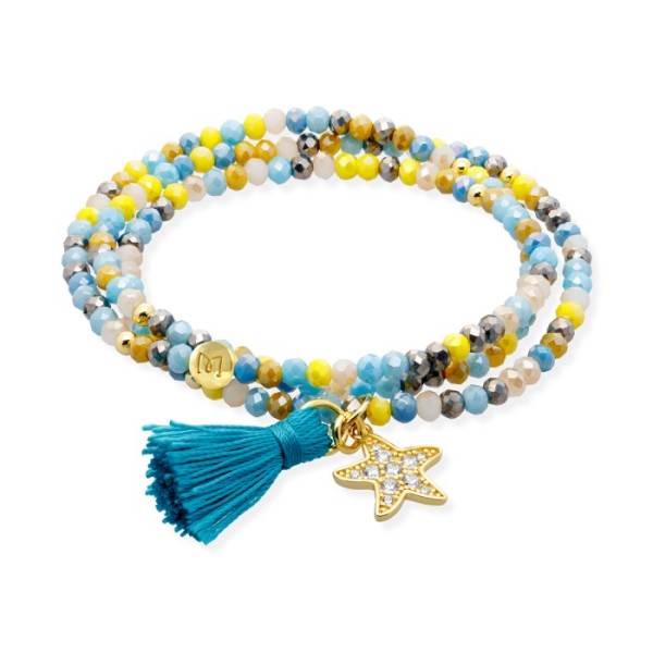 Pulsera Marina García Zen Formentera Estrella de Mar Baño Oro 91195U26