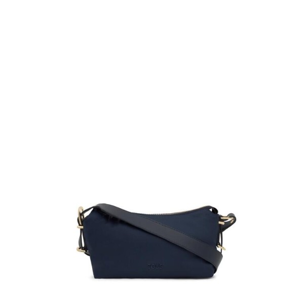 Bandolera pequeña azul marino TOUS Buckles Soft