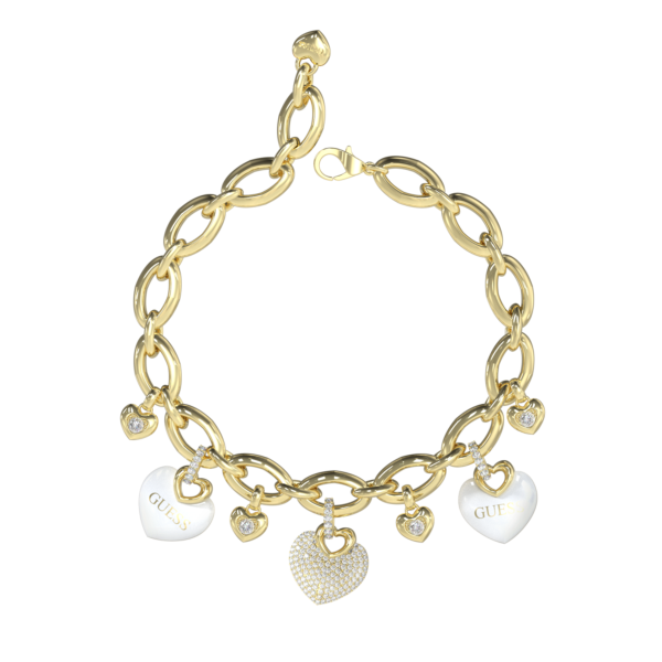 PULSERA GUESS CRAZY IN LOVE CHAPADA