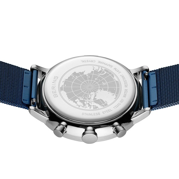 RELOJ BERING CLASSIC ESFERA AZUL MALLA