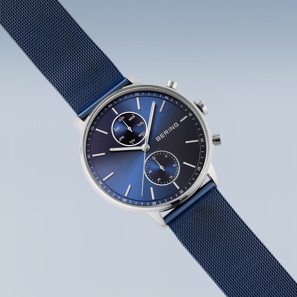 RELOJ BERING CLASSIC ESFERA AZUL MALLA