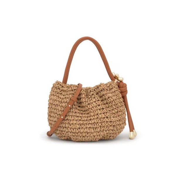 Bombonera camel de rafia TOUS Daisy