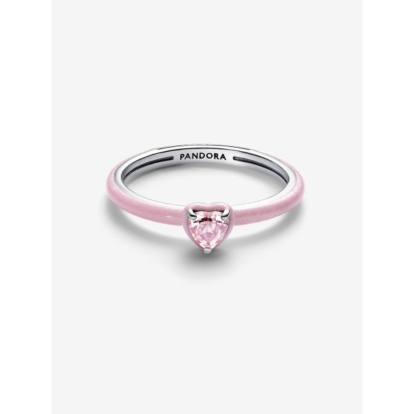 Anillo Corazón Chakra Rosa