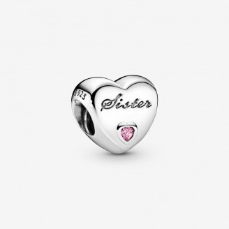 Sister Heart Charm