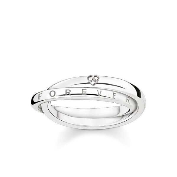 THOMAS SABO FOREVER DOUBLE RING