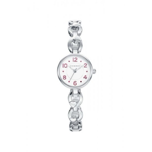Viceroy girl watch with three silver earrings
