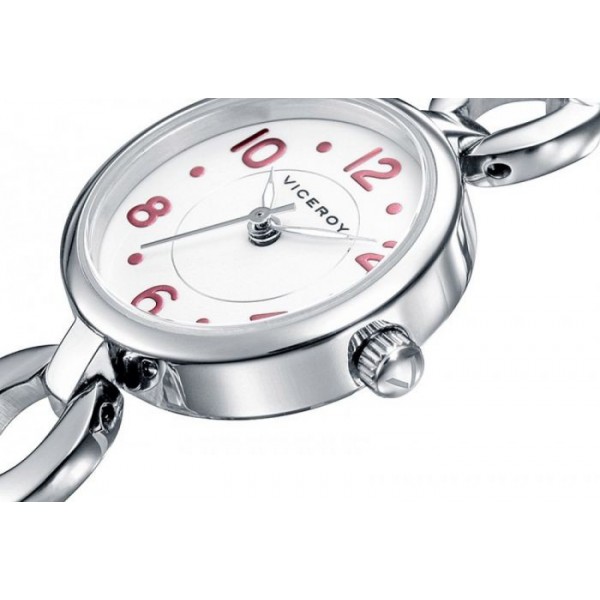 Viceroy girl watch with three silver earrings