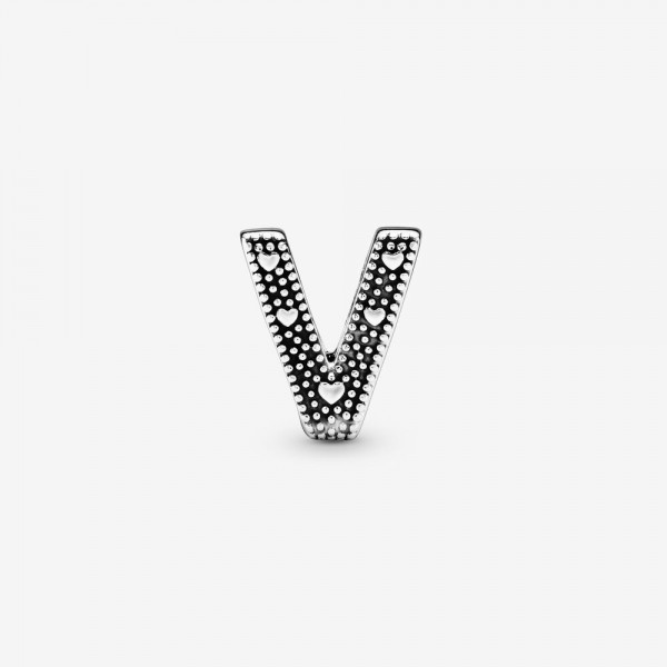 Letter V Alphabet Charm