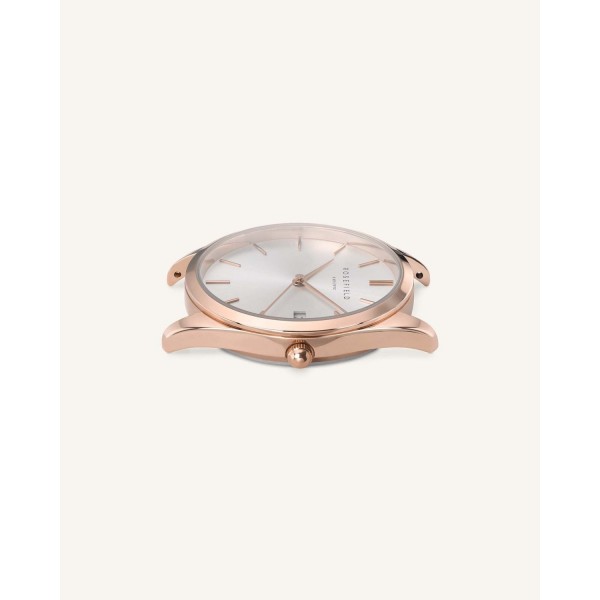 The Ace Silver Sunray Silver Rose gold 33mm