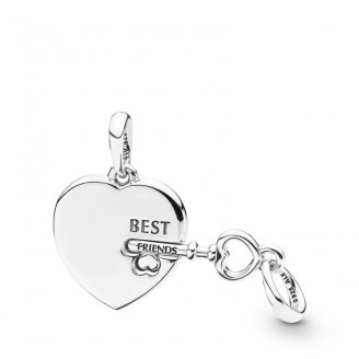 Pandora Heart Pendant and Best Friends Key