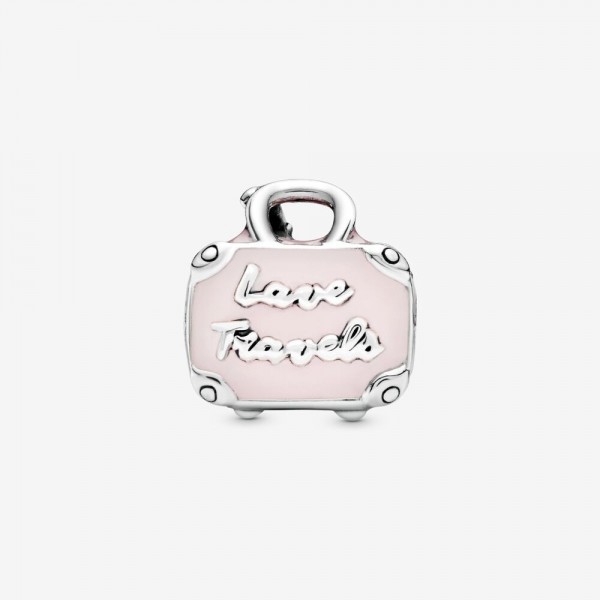 Pink Travel Bag Charm