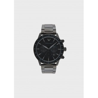EMPORIO ARMANI Stainless steel chronograph WATCH