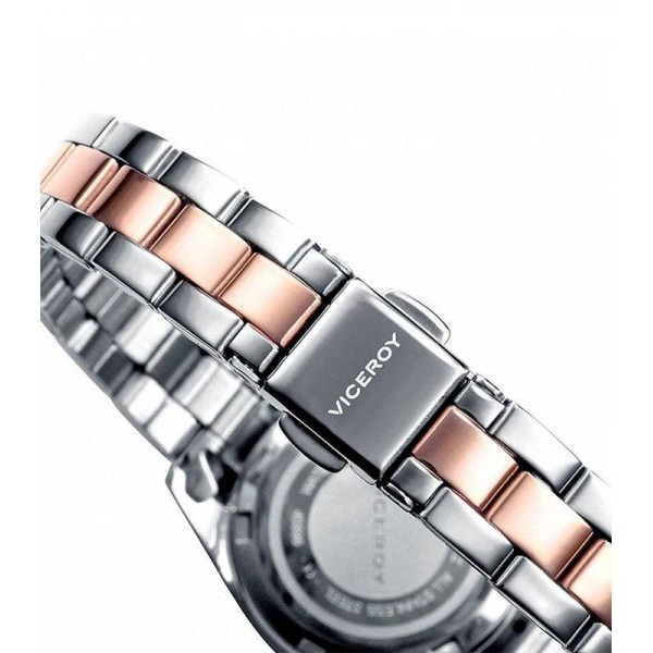 Viceroy bicolor steel watch