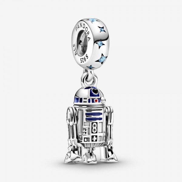 Charm colgante en plata de ley R2-D2™ Star Wars™